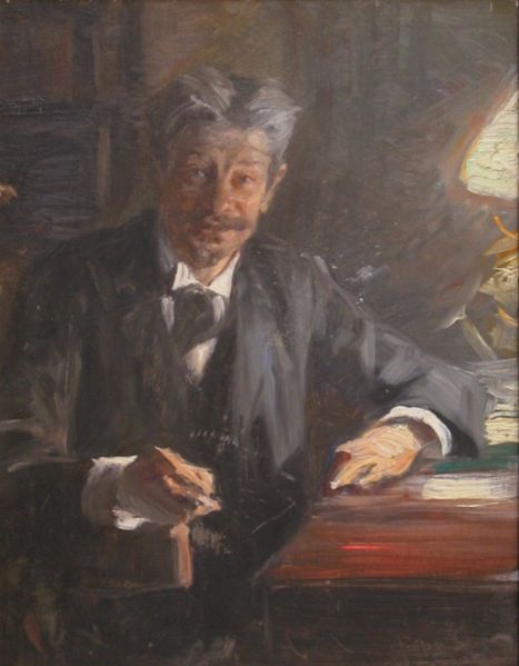 Peter Severin Krøyer. 1900 Georg Brandes - Skitse til maleri Den Hirschsprungske Samling, København. 2004